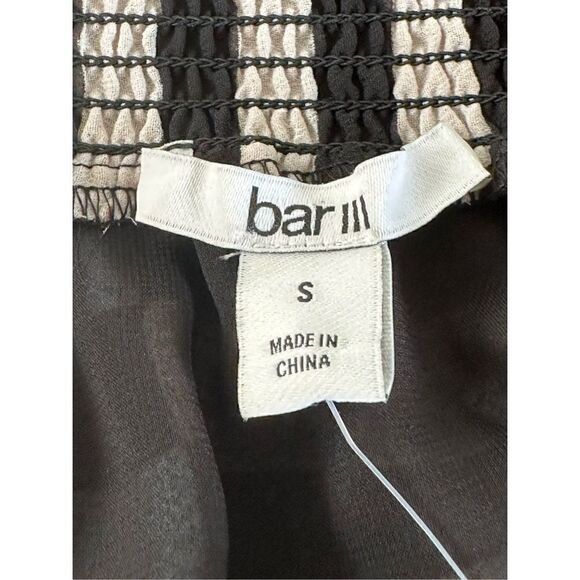 Bar Iii Women’s Multi-Colors Off-the-Shoulder Bell-Sleeve Blouse Size Small - Picture 5 of 12